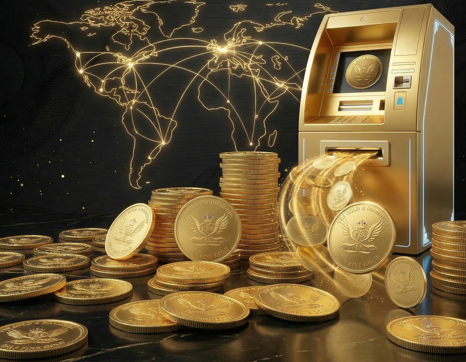 VRS Gold Currency vending machine concept