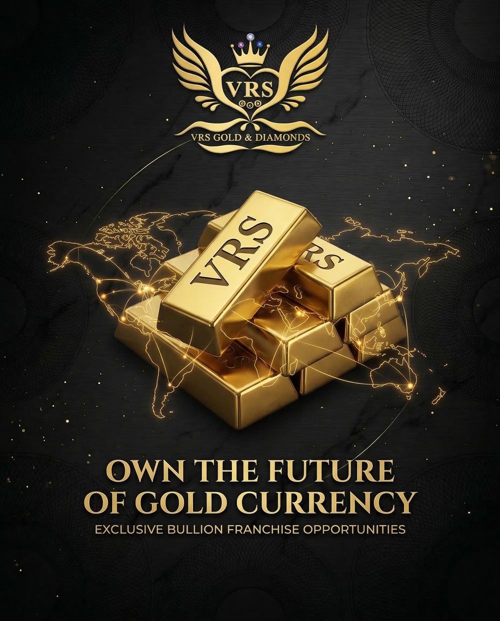VRS Gold Currency concept